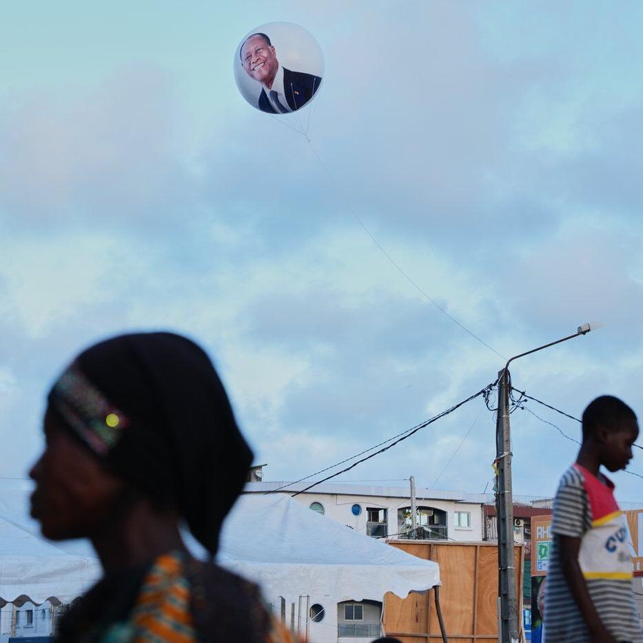 Photos from Ivory Coast’s presidential election as 83-year-old incumbent seeks fourth term